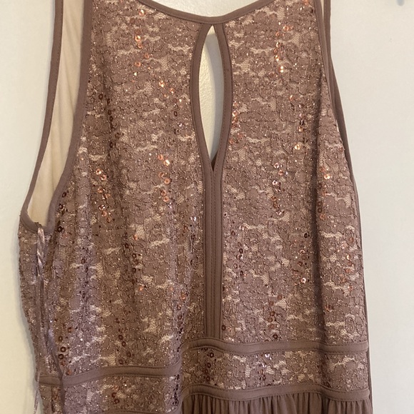 Mauve/Grey formal Nightway dress - Picture 5 of 9